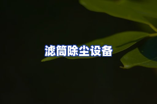 滤筒除尘设备